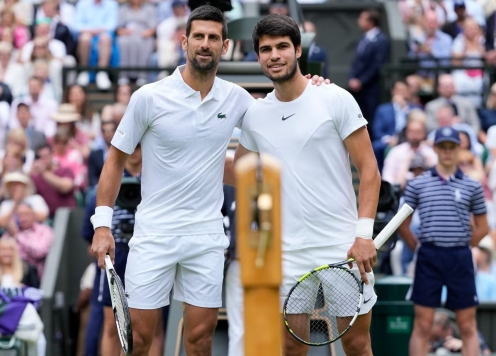 Alcaraz ca ngợi Djokovic trước thềm Wimbledon