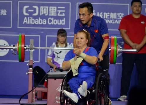 Đô cử Đặng Thị Linh Phượng xếp thứ 8 tại chung kết cử tạ Paralympic 2024