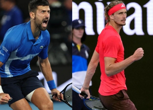 Trực tiếp tennis Novak Djokovic vs Alexander Zverev, 10h30 ngày 24/1