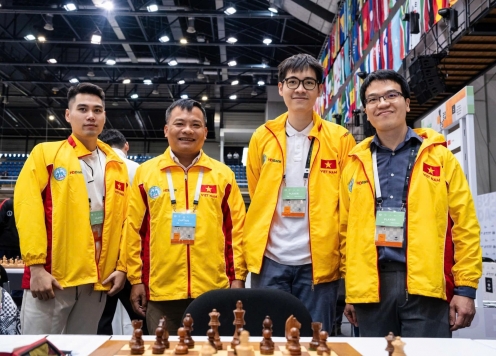 Lê Quang Liêm và Lê Tuấn Minh dự Giải cờ vua vô địch thế giới 2025