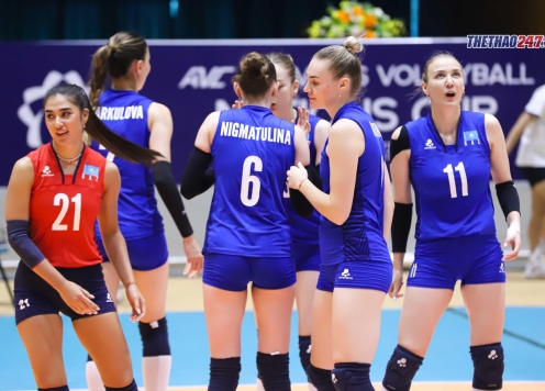 Kazakhstan chắc suất vào bán kết AVC Nations Cup 2025