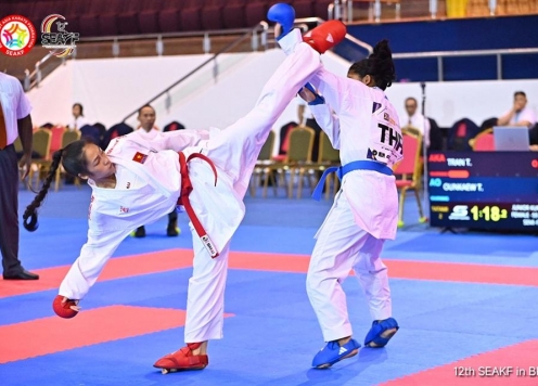 Karate Việt Nam giành 11 HCV trong ngày mở màn giải vô địch Đông Nam Á 2025