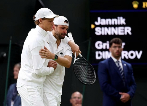Sinner thất vọng dù giành vé vào tứ kết Wimbledon