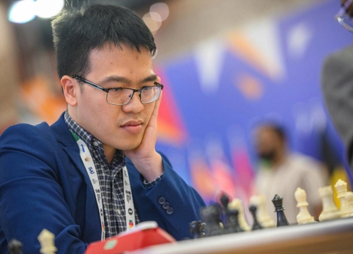 Lê Quang Liêm chia điểm với đối thủ tại vòng 5 World Cup cờ vua