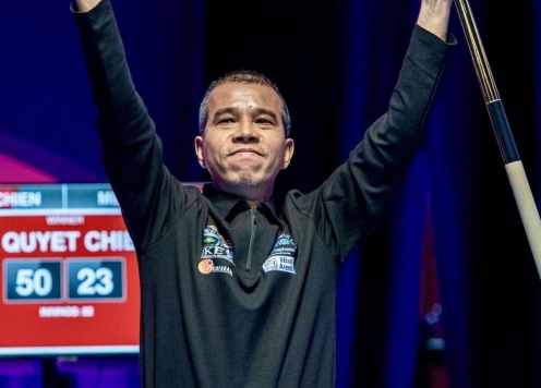 Cơ thủ số một Việt Nam bỏ túi tiền tỷ sau chức vô địch trên đất Pháp