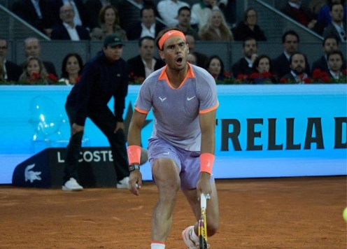 Rafael Nadal thắng nhọc 'Zidane' trận mở màn Rome Masters 2024