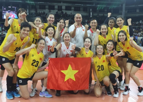 Bóng chuyền nữ Việt Nam nhận 'thưởng nóng' hậu vô địch AVC Challenge Cup 2024