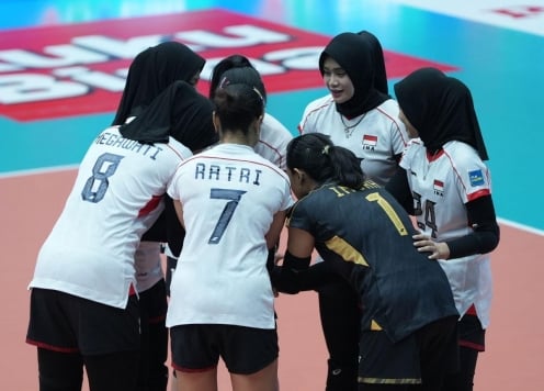 Bóng chuyền nữ Indonesia toàn thua ở chặng 1 SEA V.League 2024