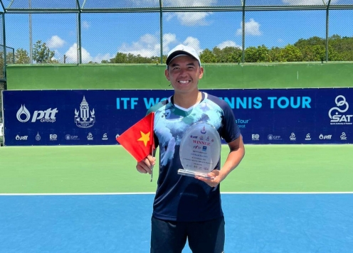 Lý Hoàng Nam tăng hạng, bỏ xa nhà vô địch Grand Slam trên BXH tennis thế giới