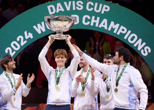 Sinner tỏa sáng, Ý bảo vệ thành công chức vô địch Davis Cup