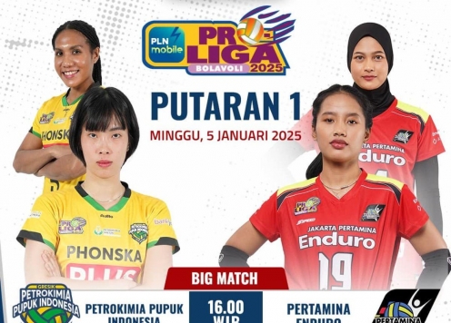 Trực tiếp bóng chuyền nữ Gresik Petrokimia vs Jakarta Pertamina, 16h00 hôm nay 5/1