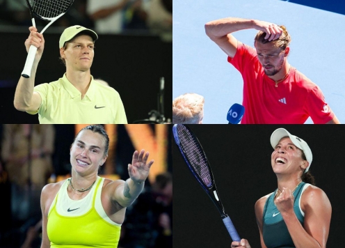 Xác định các tay vợt lọt chung kết Australian Open 2025