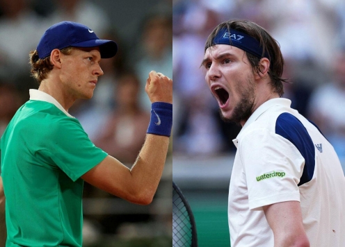 Trực tiếp tennis Jannik Sinner vs Alexander Bublik, 20h30 hôm nay 4/6