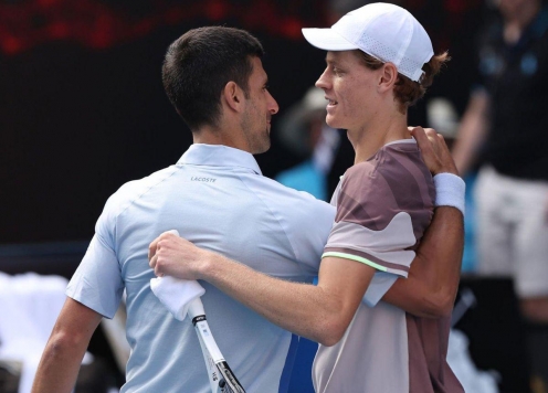 Djokovic: 'Sinner là tay vợt hay nhất thế giới 2 năm trở lại đây'
