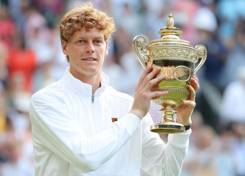 Vô địch Wimbledon, Sinner vượt mặt Djokovic và Federer