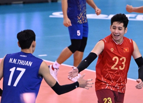 Bóng chuyền nam Việt Nam mở màn chặng 2 SEA V.League 2025 thuận lợi