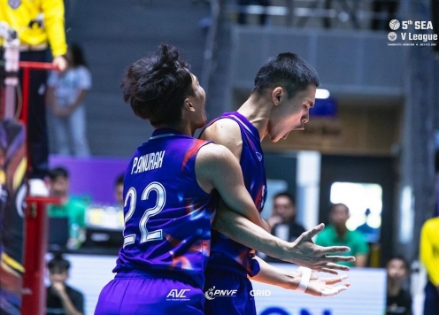 Bóng chuyền nam Thái Lan trở thành cựu vương chặng 2 SEA V.League