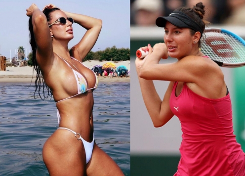 Mỹ nhân tennis Pháp nâng ngực, thử sức với nội dung 'người lớn'