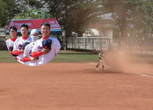 Lốc xoáy xuất hiện trong trận đấu của tuyển Việt Nam ở SEA Games 33