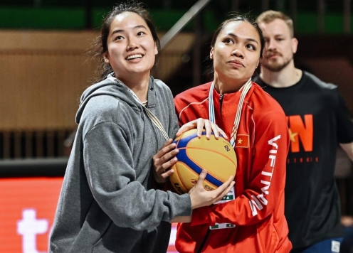 Bóng rổ 3x3 nữ Việt Nam thắng trận đầu tiên ở SEA Games 33