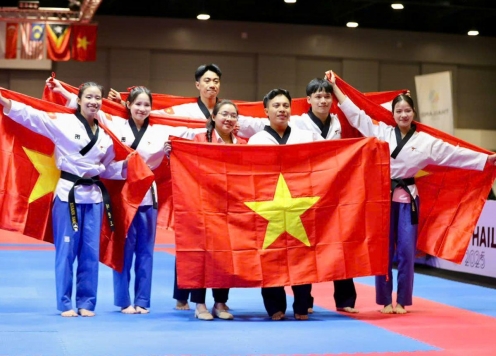 Taekwondo Việt Nam xếp thứ 2 toàn đoàn, hoàn thành chỉ tiêu ở SEA Games 33