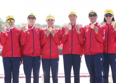 Giành 3 HCV trong 'phút chốc', rowing Việt Nam nhất toàn đoàn SEA Games 33