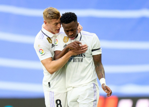 Vinicius Jr không được Toni Kroos chọn giành Quả bóng Vàng 2024