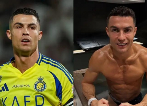 Ronaldo khoe thân hình như 'tạc tượng' ở tuổi 39