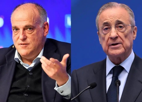 Chủ tịch La Liga cáo buộc Florentino Perez nói dối