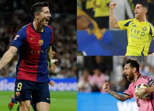 Chói sáng tại Barca, Lewandowski tiệm cận Ronaldo và Messi tại Cúp C1