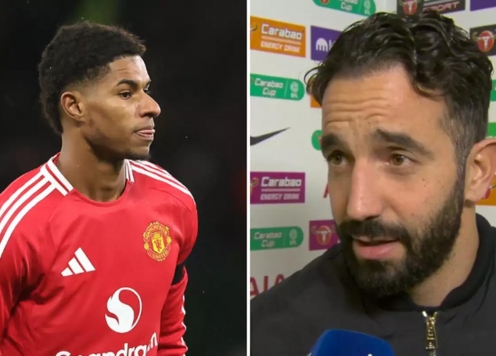 HLV Amorim tuyên bố lý do loại bỏ Rashford khỏi đội hình MU