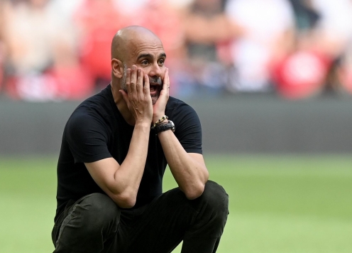 Man City mất điểm, HLV Pep Guardiola vẫn khen cả đội đá tốt