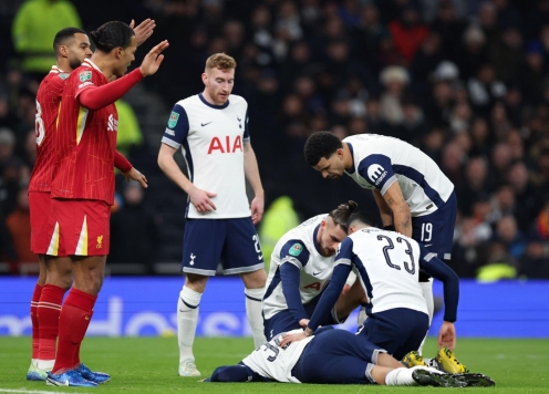 Ngôi sao Tottenham chấn thương kinh hoàng trong trận gặp Liverpool