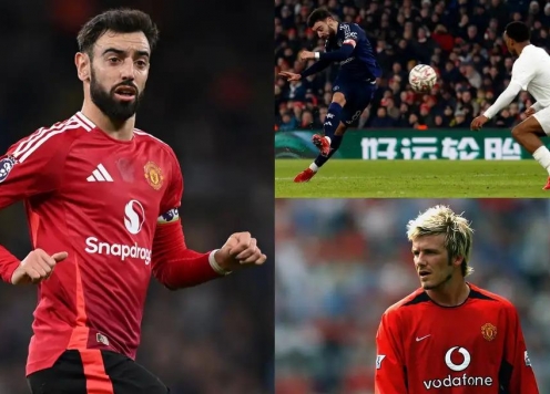 Bruno Fernandes phá vỡ kỷ lục của Beckham tại MU