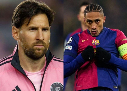 Raphinha chính thức vượt mặt Messi tại Cúp C1, nhưng vẫn kém Ronaldo