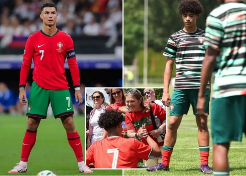Chỉ 1 hành động, con trai Ronaldo đã khiến tất cả phải run sợ