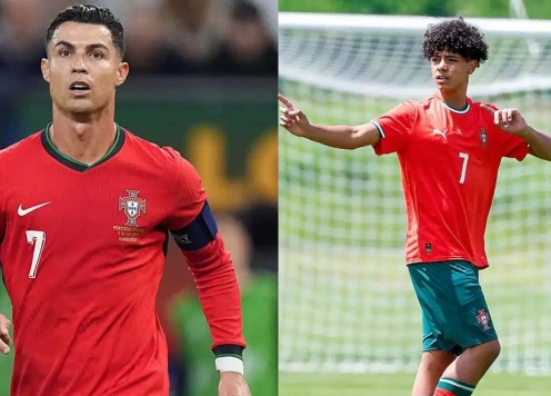 Xuất sắc lập cú đúp, Ronaldo Jr giúp Bồ Đào Nha lên ngôi vô địch