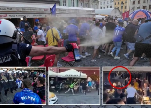 Fan Chelsea vs Betis hỗn chiến trước trận chung kết Conference League