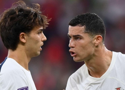 Ronaldo bất ngờ 'dằn mặt' đàn em Joao Felix tại Al Nassr