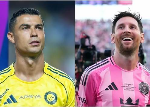 Phản ứng của Ronaldo trong ngày Messi lên đỉnh tại MLS
