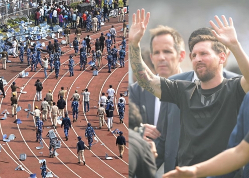 Messi gây hỗn loạn tại Ấn Độ, hàng ngàn vật thể lạ ném xuống sân