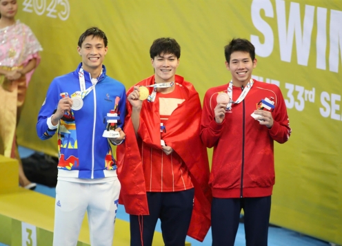 Bảng tổng sắp huy chương SEA Games 33 hôm nay 16/12: Liên tục có vàng