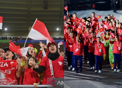 CĐV Indonesia phản ứng bùng nổ khi vượt Việt Nam về số HCV SEA Games