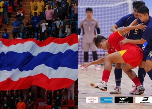 CĐV Thái Lan phấn khích khi thắng kịch tính Việt Nam tại giải Futsal trẻ ĐNÁ
