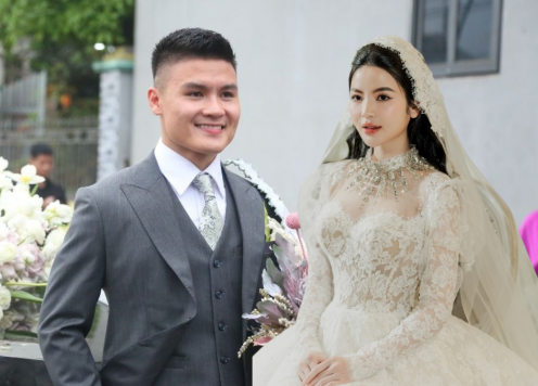 Đám cưới Quang Hải: 1 khoảnh khắc trăm năm khiến khán giả rơi lệ, nhan sắc cô dâu qua CAM thường có đỉnh?