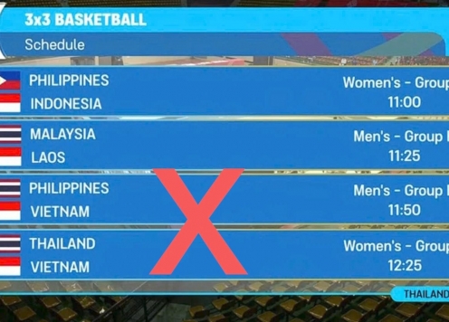 Thái Lan liên tục sai quốc kỳ tại SEA Games 33