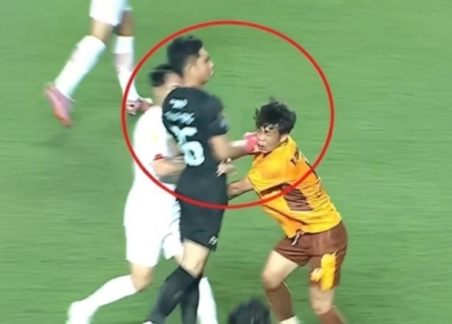 Thủ môn Viettel có hành vi phi thể thao khiến đội nhà bị HAGL cầm hoà