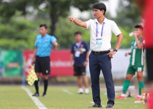 HLV Bình Phước chỉ thẳng mục tiêu duy nhất trận play-off gặp Đà Nẵng