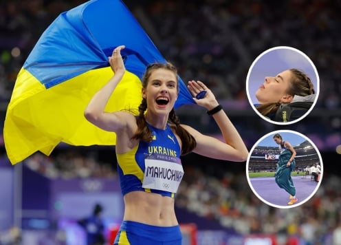 Thiên thần Ukraine cuộn mình trong túi ngủ vẫn ẵm HCV Olympic 2024
