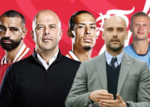 Liverpool vs Man City: Sự khác biệt giữa Slot và Pep